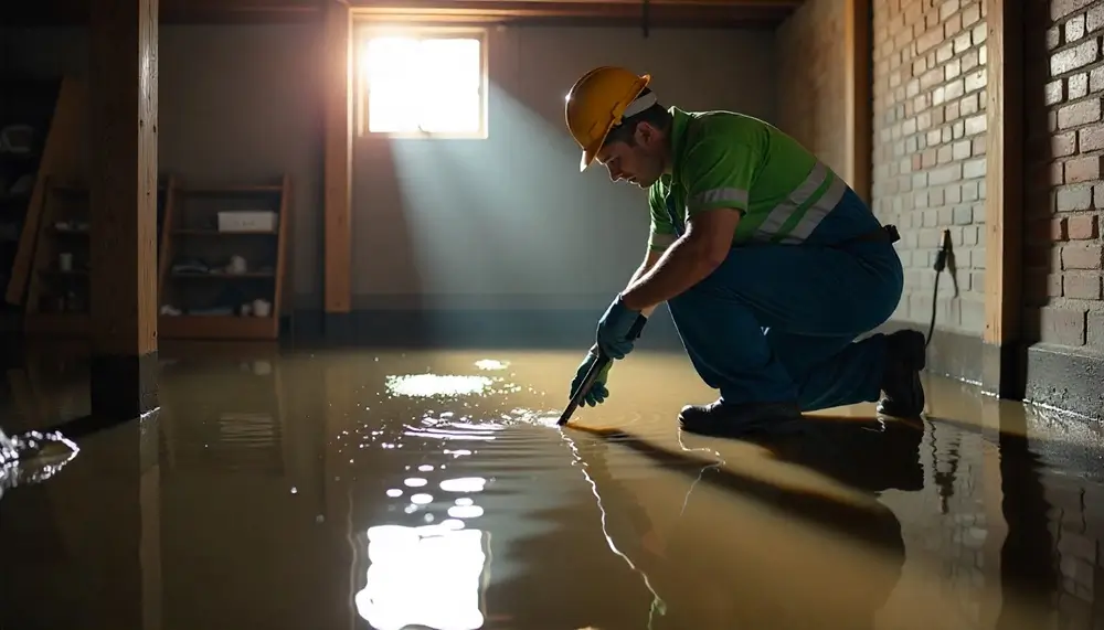 Professional water damage restoration services in Chappell Hill, TX